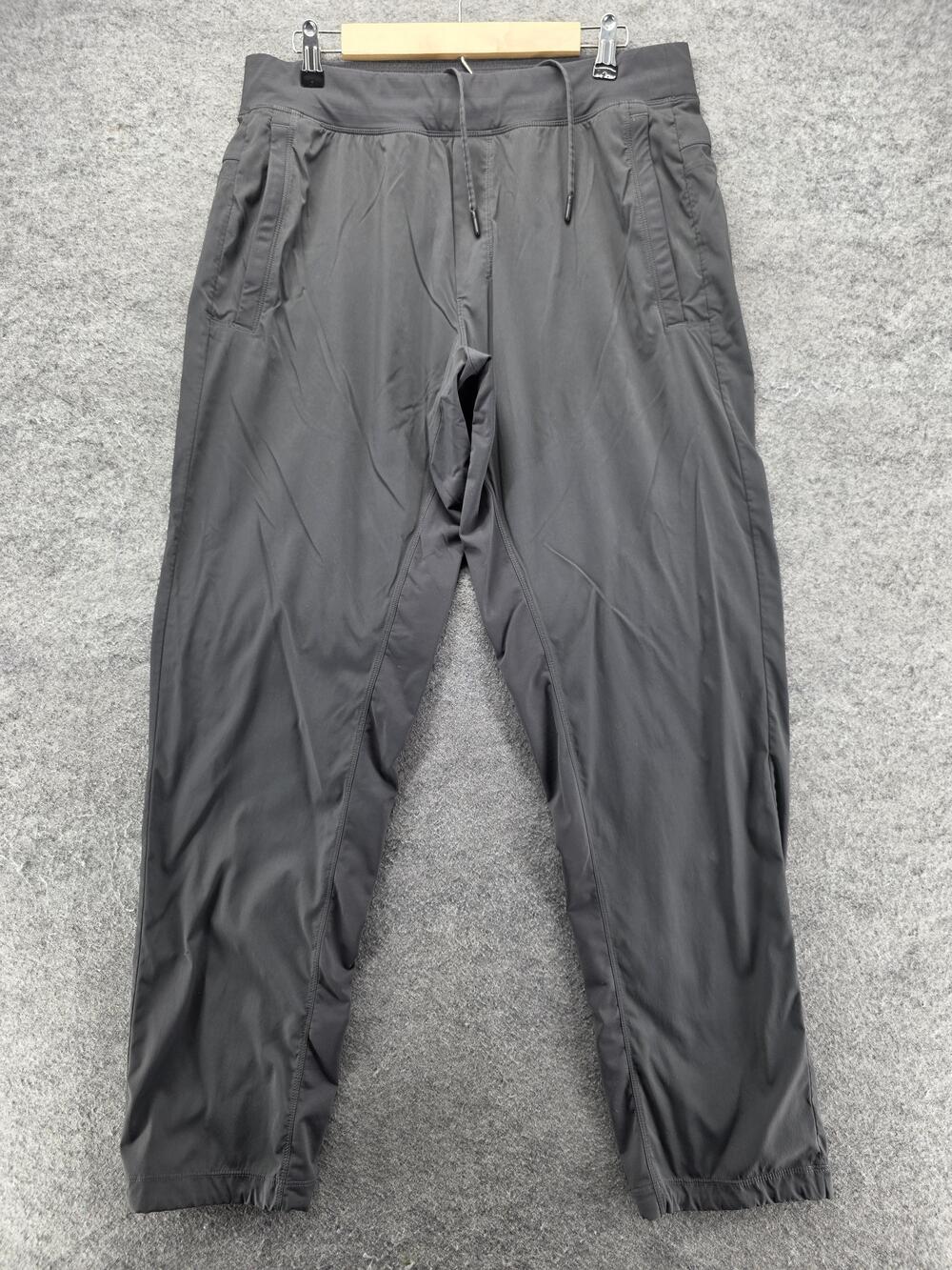 Lululemon Pants Mens XL Gray Jogger Woven Elastic Waist Drawstring Pockets